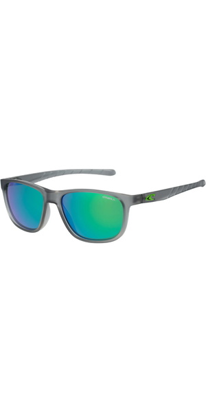 2026 O'Neill Mens Sunglasses 9025 ONS-9025-2.0-108P - Matte Grey / Lime
